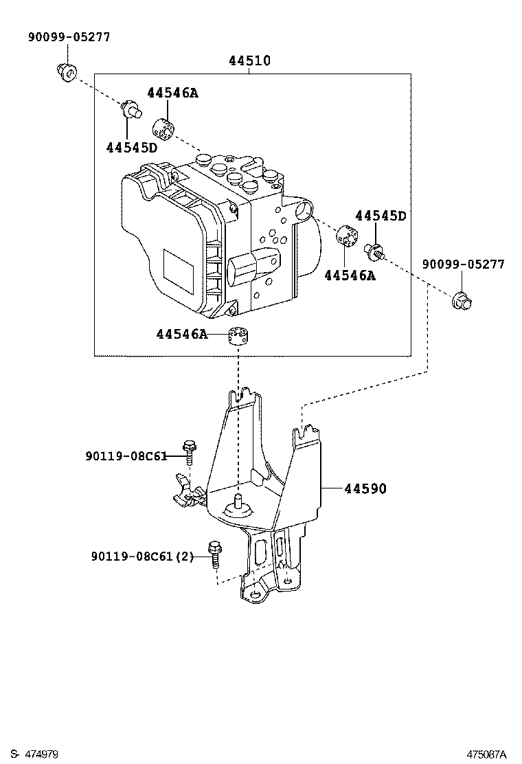  ES240 350 |  BRAKE TUBE CLAMP