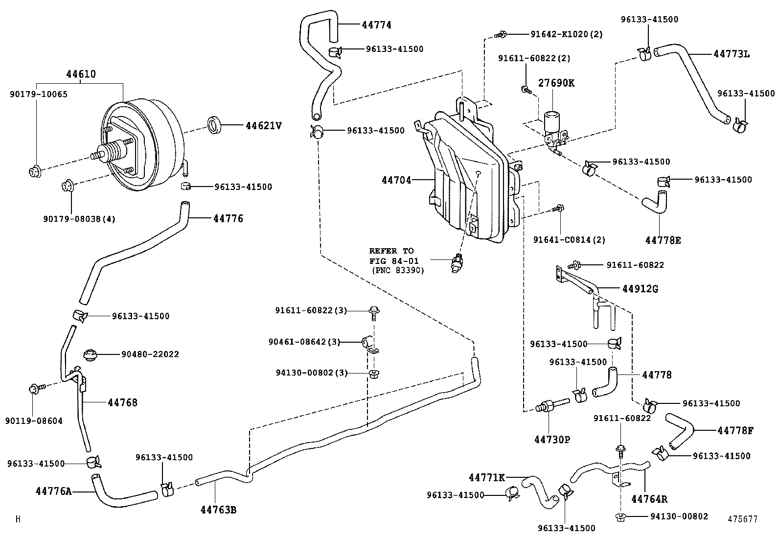  DYNA |  BRAKE BOOSTER VACUUM TUBE