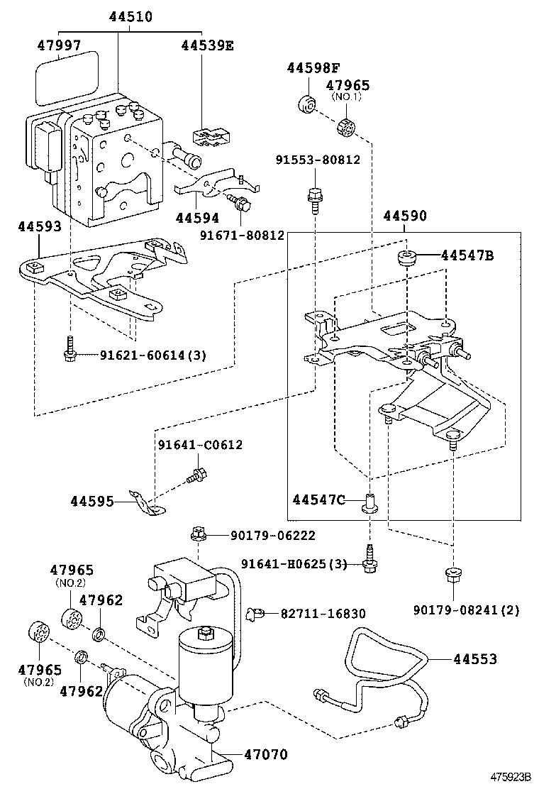  LS600H 600HL |  BRAKE TUBE CLAMP