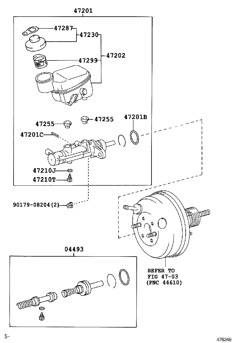  YARIS CHINA |  BRAKE MASTER CYLINDER