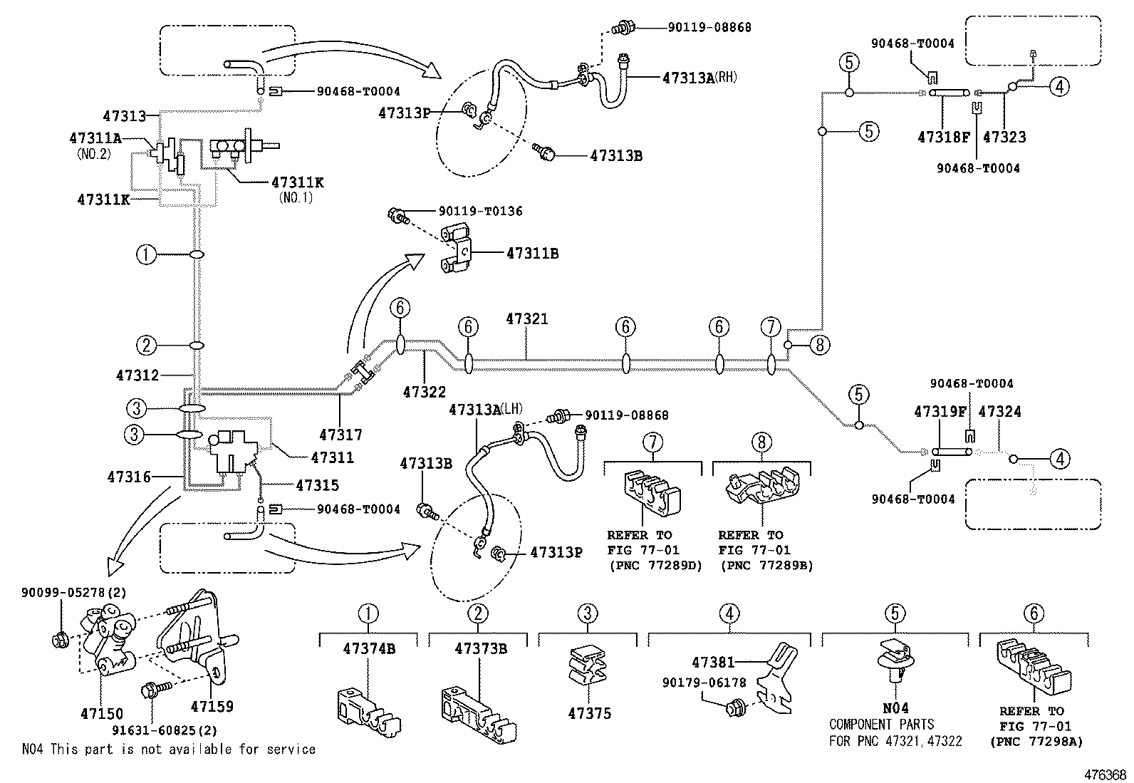  VIOS |  BRAKE TUBE CLAMP