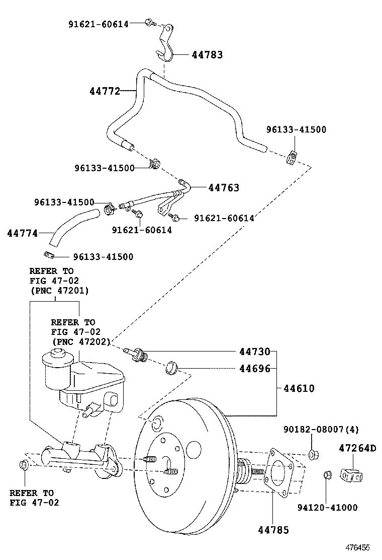  YARIS CHINA |  BRAKE BOOSTER VACUUM TUBE
