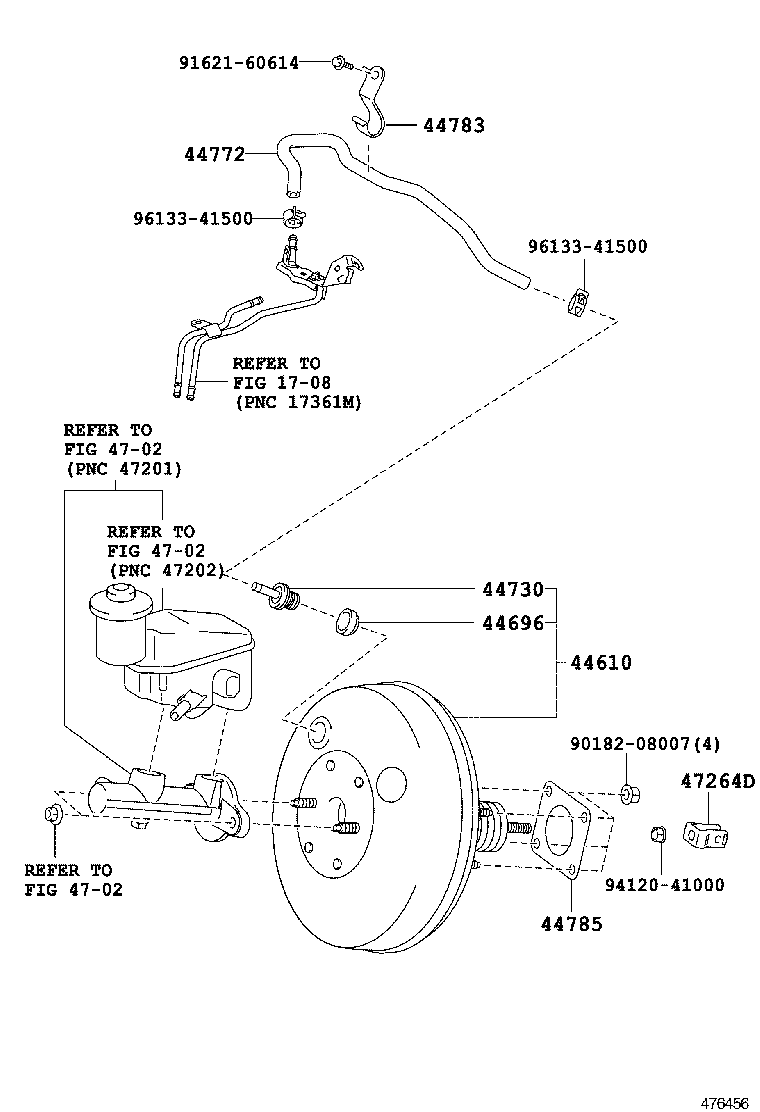  YARIS CHINA |  BRAKE BOOSTER VACUUM TUBE