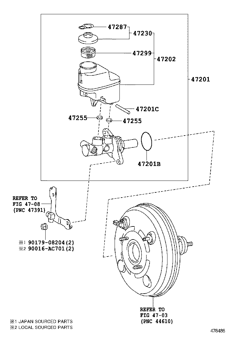  FORTUNER |  BRAKE MASTER CYLINDER