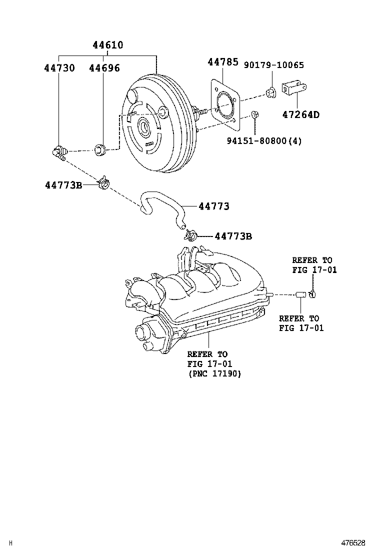  IS250 300 |  BRAKE BOOSTER VACUUM TUBE