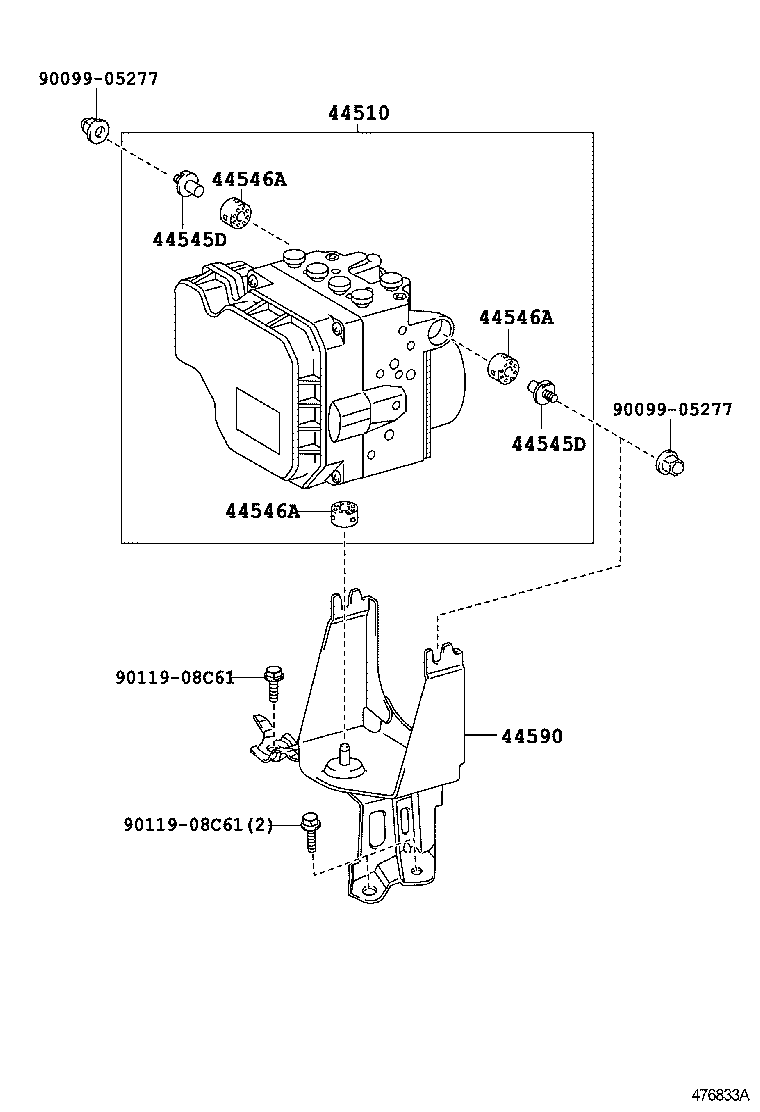  CAMRY HYBRID ASIA |  BRAKE TUBE CLAMP