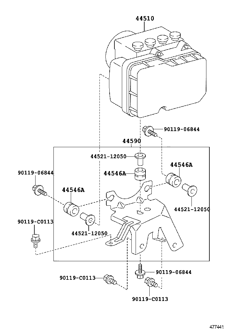 VIOS CHINA |  BRAKE TUBE CLAMP