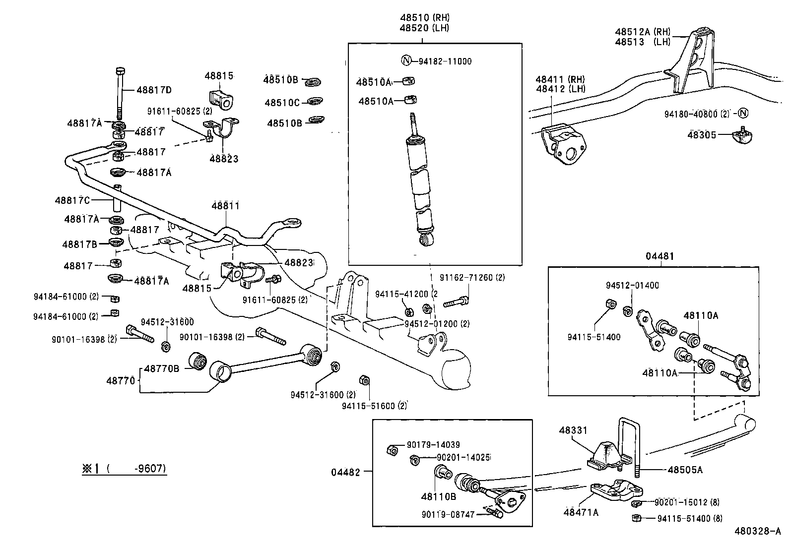  HILUX 4RUNNER |  FRONT SPRING SHOCK ABSORBER