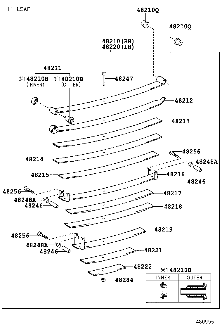  LAND CRUISER 70 |  REAR SPRING SHOCK ABSORBER