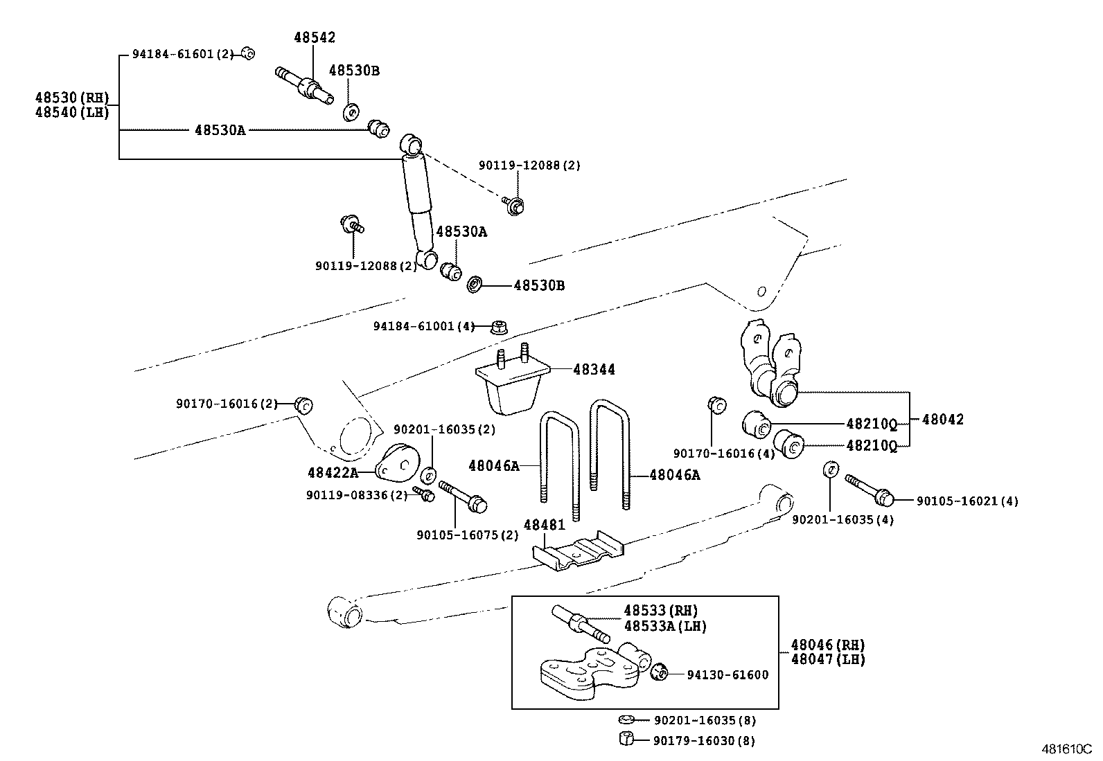  DYNA |  REAR SPRING SHOCK ABSORBER