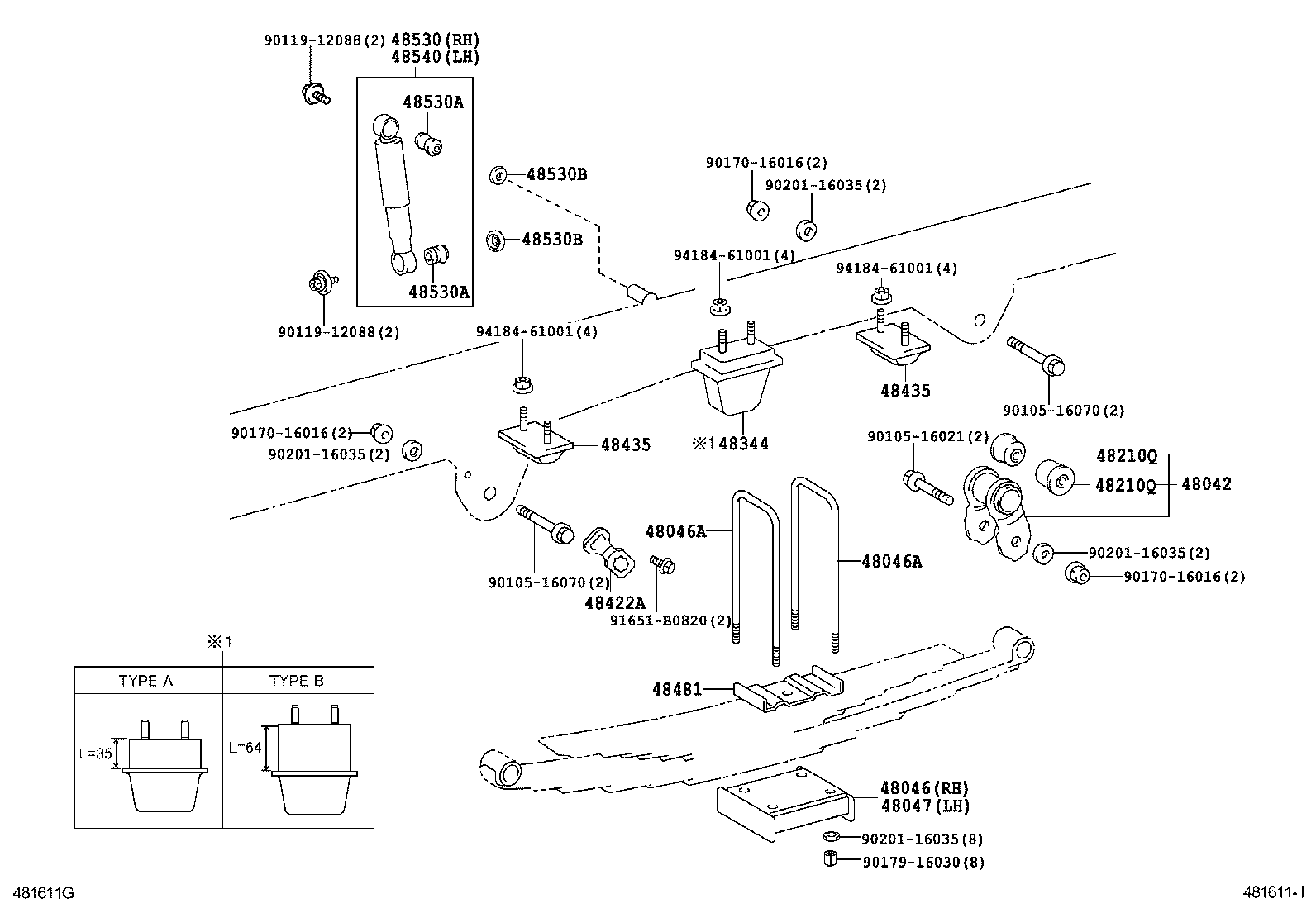  DYNA |  REAR SPRING SHOCK ABSORBER
