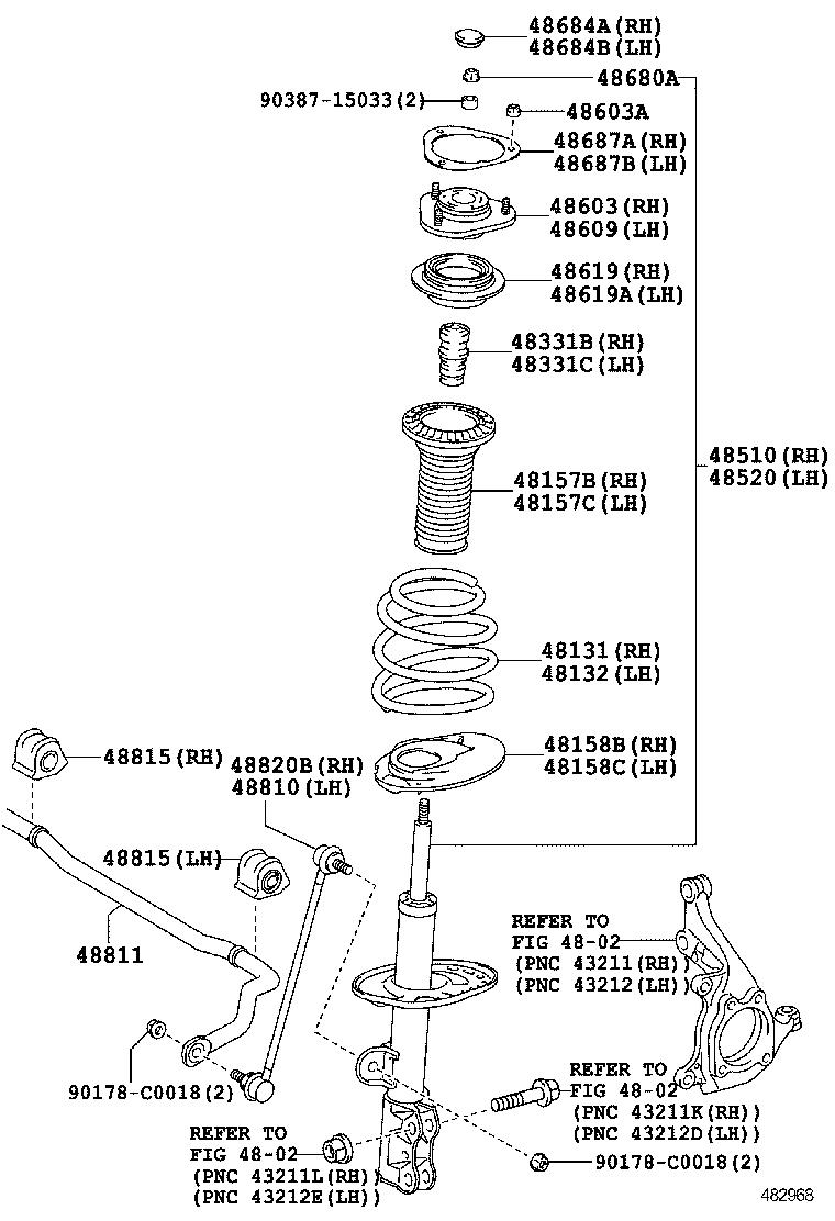  RAV4 CHINA |  FRONT SPRING SHOCK ABSORBER