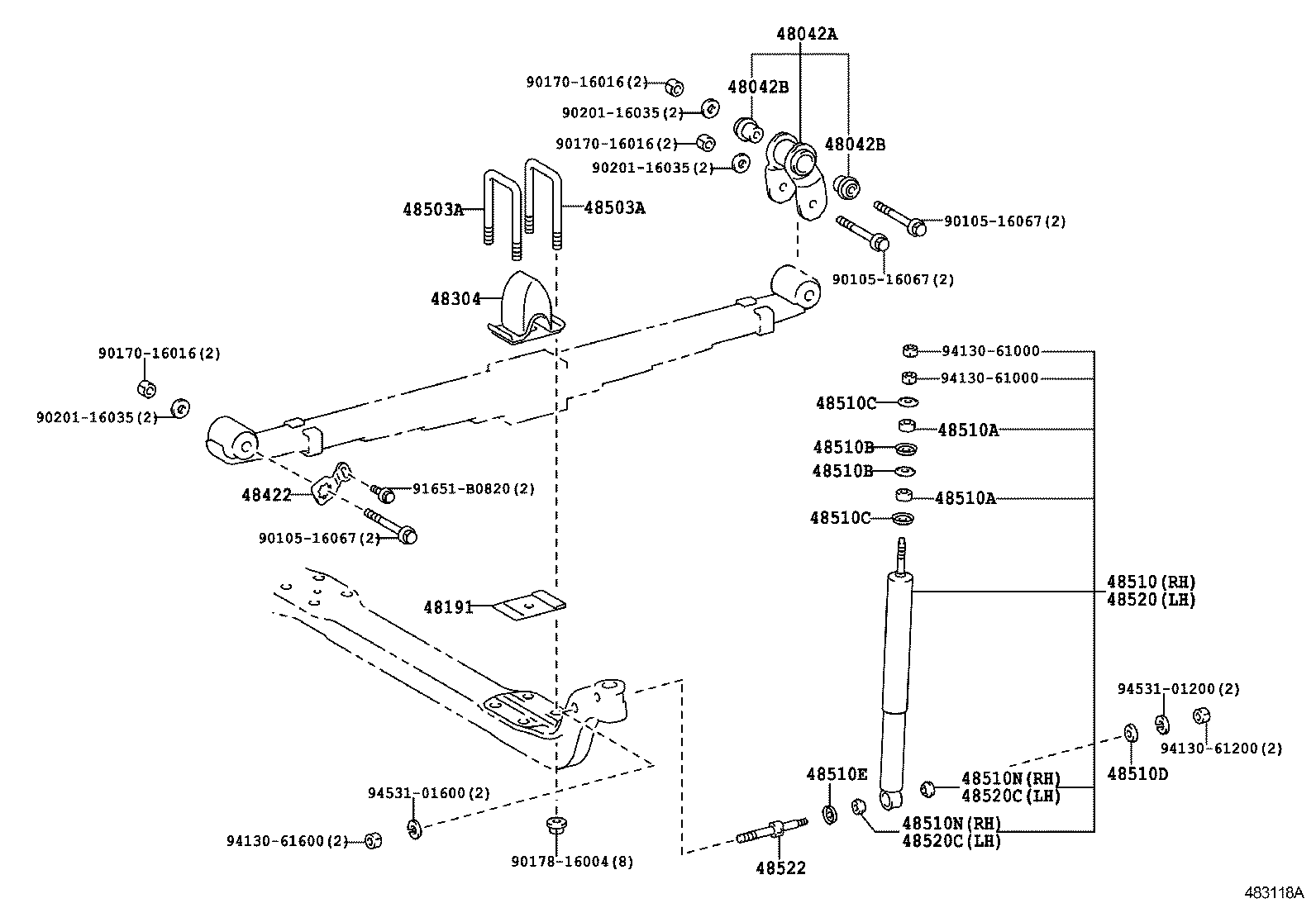  DYNA |  FRONT SPRING SHOCK ABSORBER