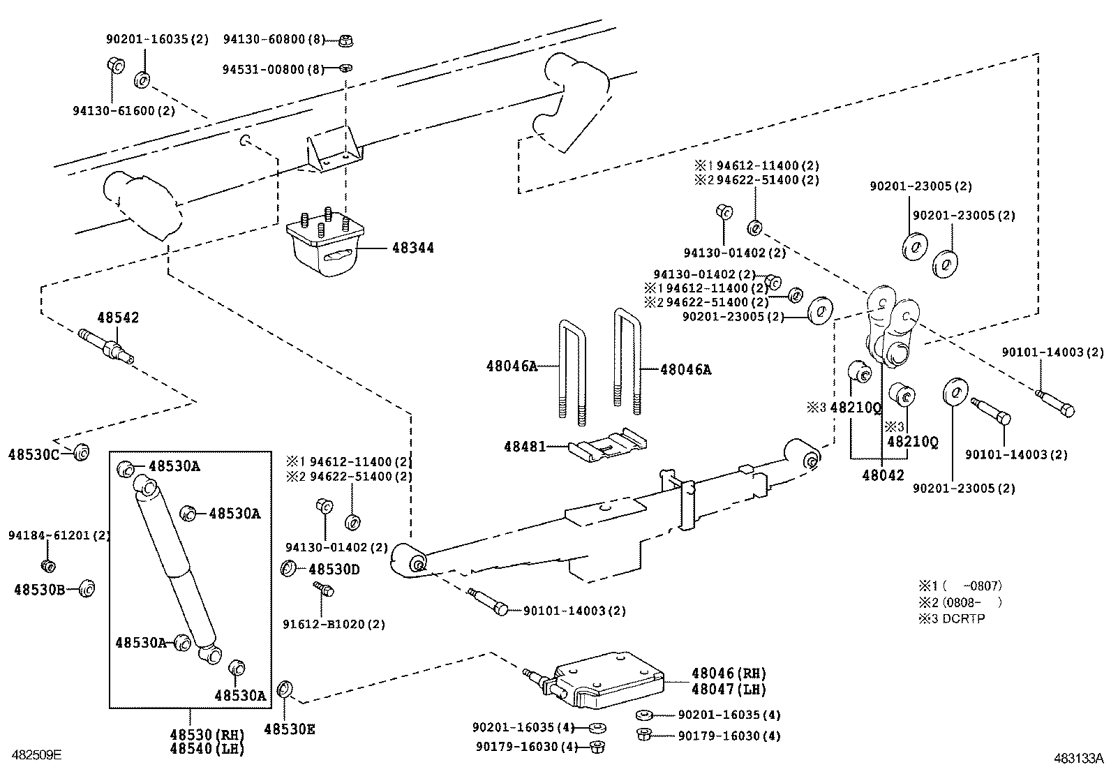  DYNA |  REAR SPRING SHOCK ABSORBER