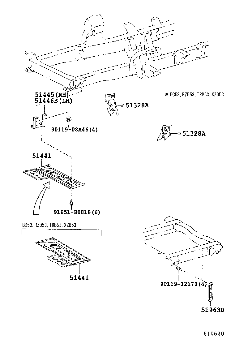  COASTER CHINA |  SUSPENSION CROSSMEMBER UNDER COVER