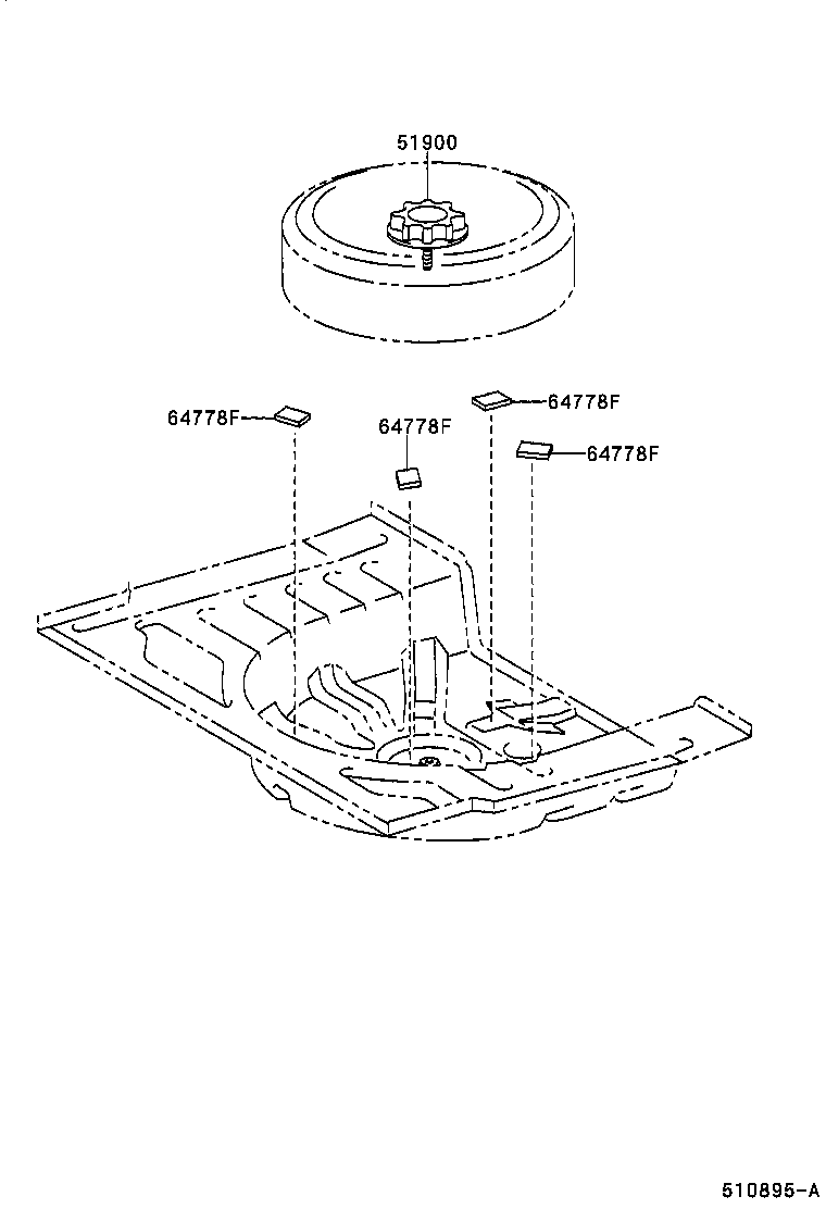  VIOS SOLUNA VIOS |  SPARE WHEEL CARRIER