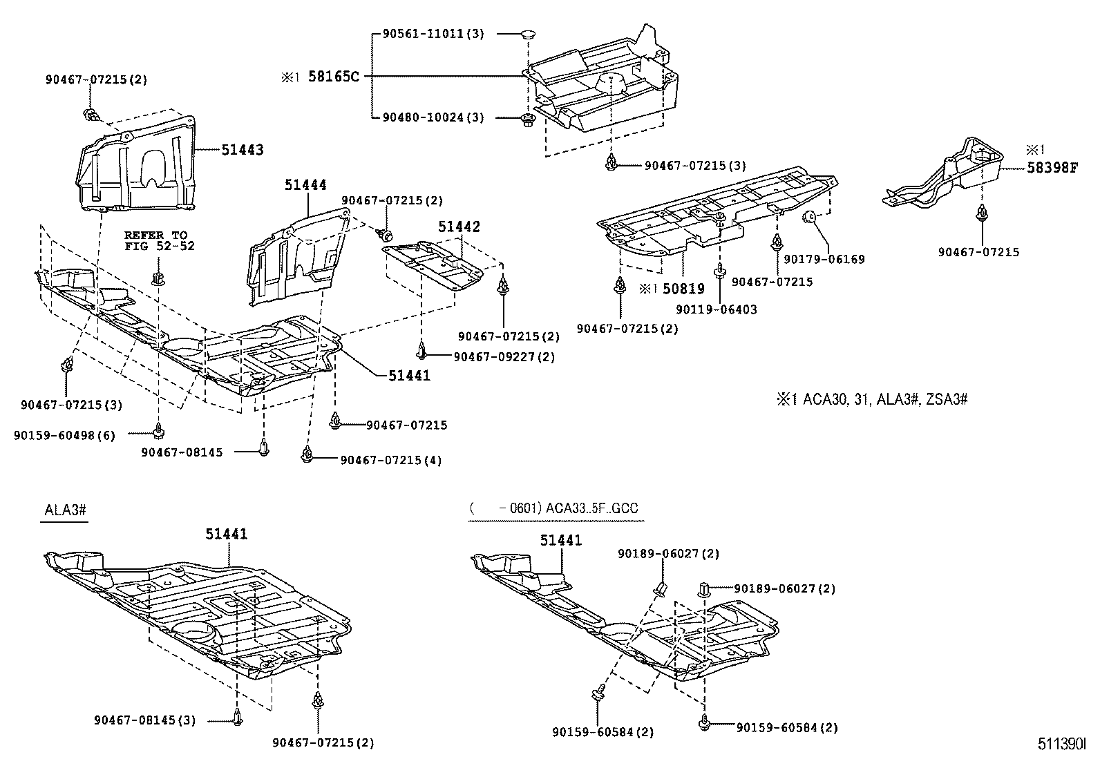  RAV4 |  SUSPENSION CROSSMEMBER UNDER COVER