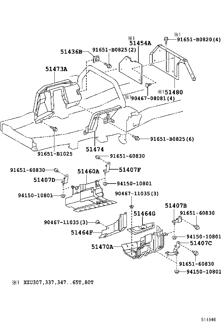  DYNA |  SUSPENSION CROSSMEMBER UNDER COVER