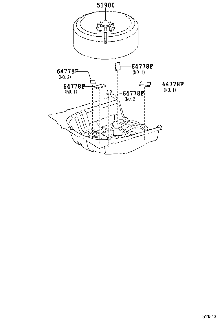  YARIS CHINA |  SPARE WHEEL CARRIER