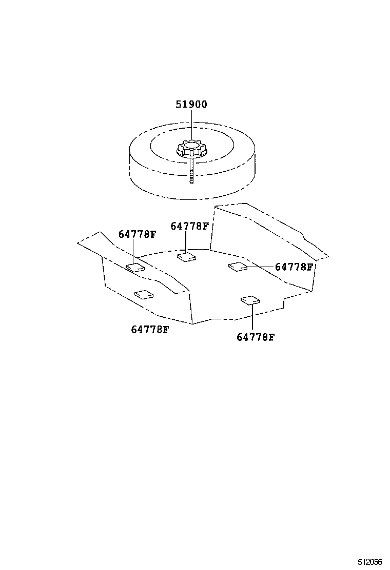  IS250 300 |  SPARE WHEEL CARRIER