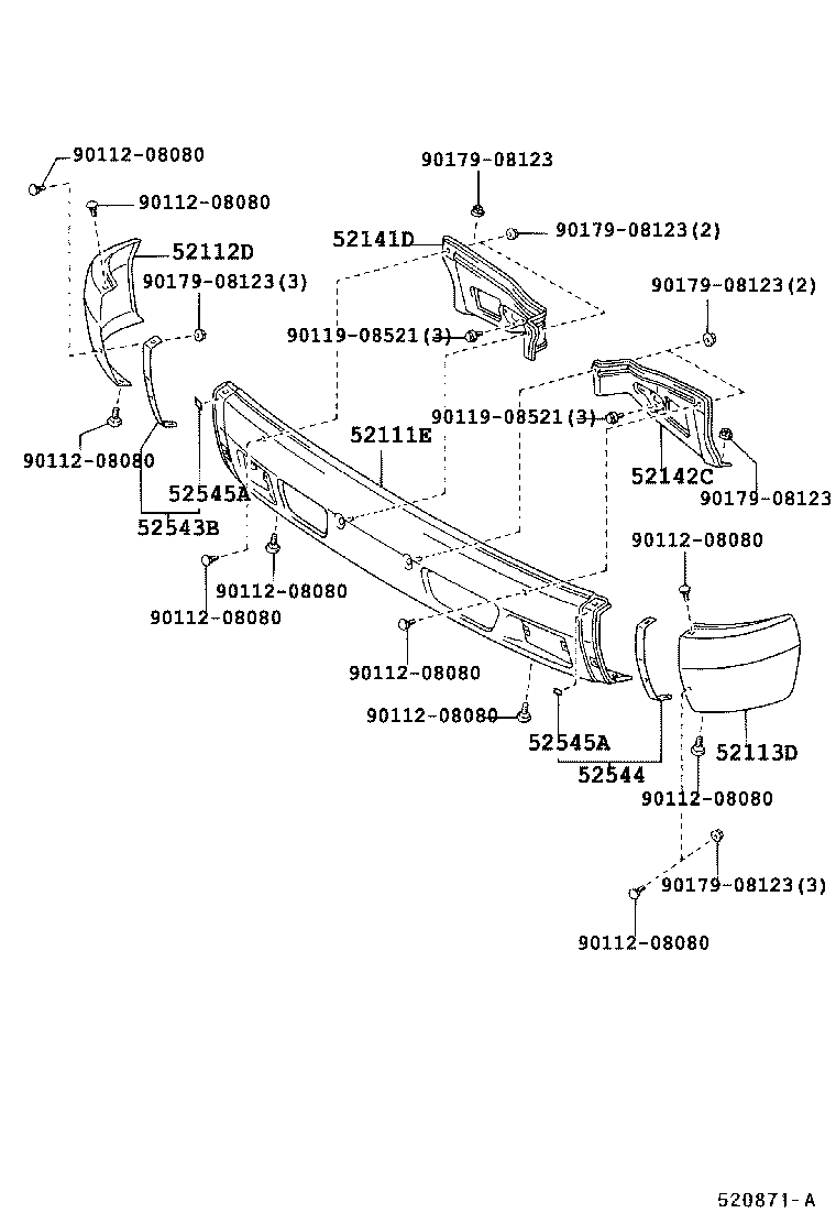  DYNA |  FRONT BUMPER BUMPER STAY
