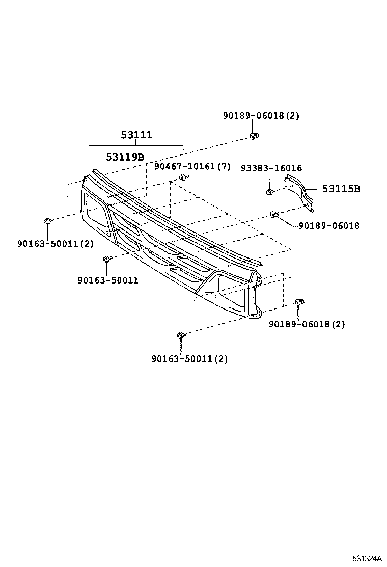  DYNA |  RADIATOR GRILLE
