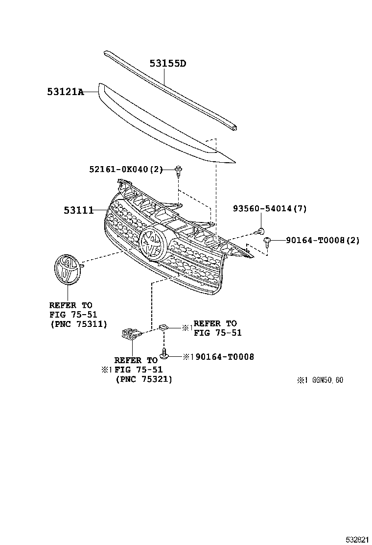  FORTUNER |  RADIATOR GRILLE