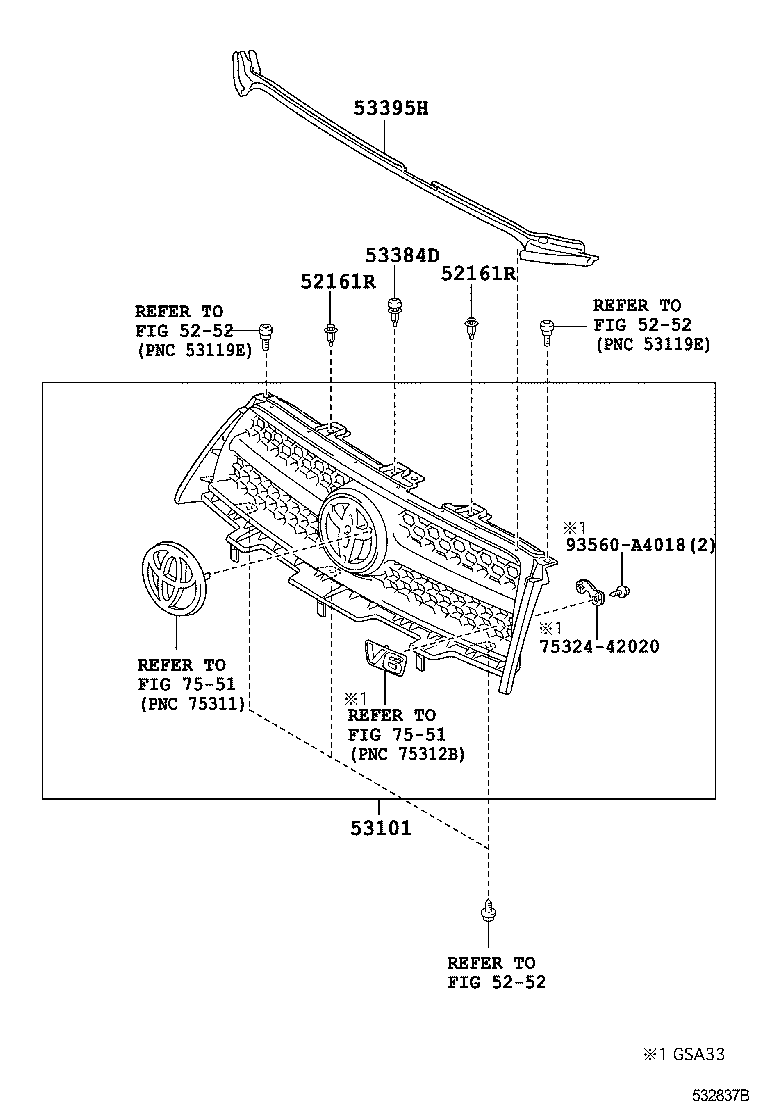  RAV4 |  RADIATOR GRILLE