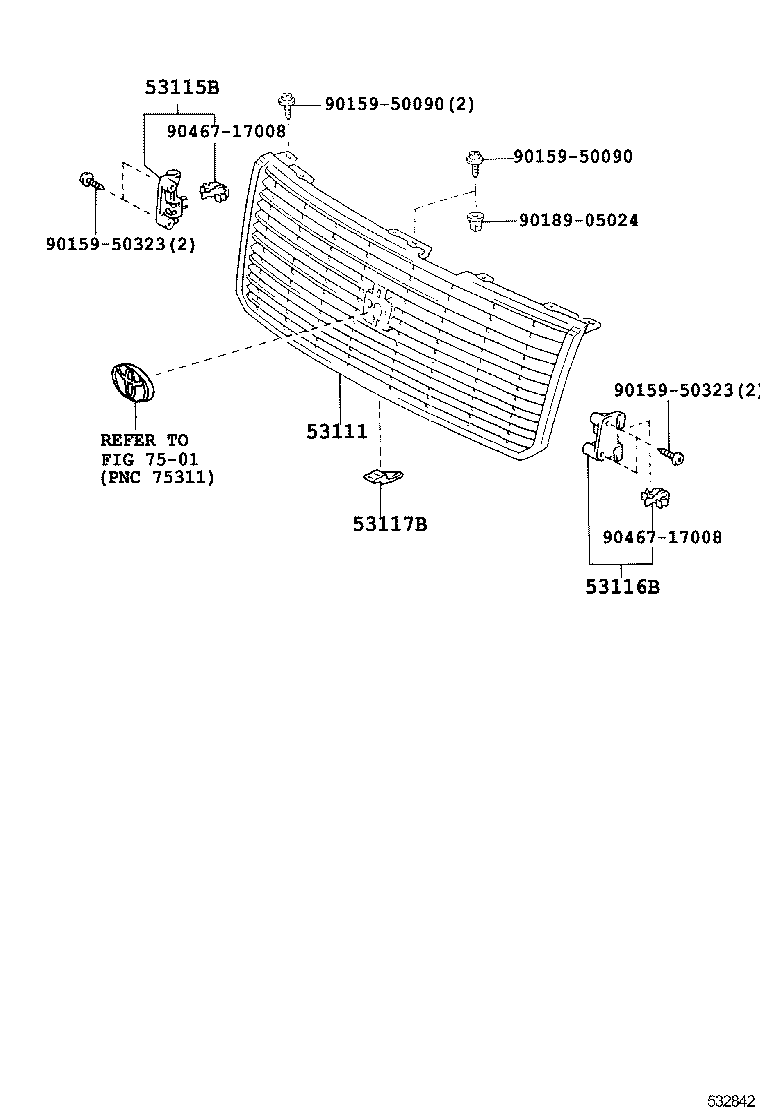  CROWN COMFORT |  RADIATOR GRILLE