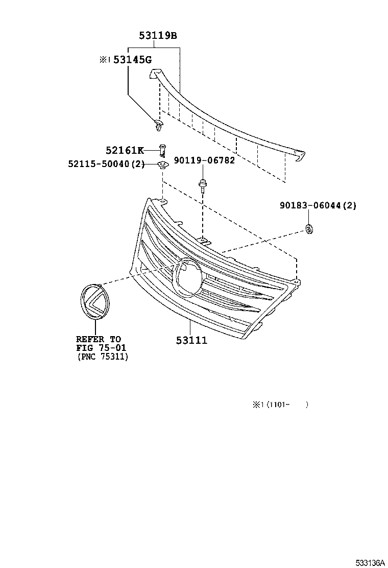  LS600H 600HL |  RADIATOR GRILLE