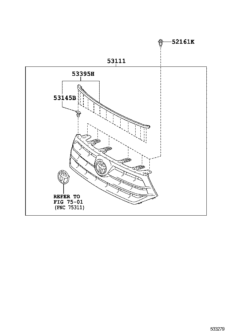  HIGHLANDER KLUGER |  RADIATOR GRILLE