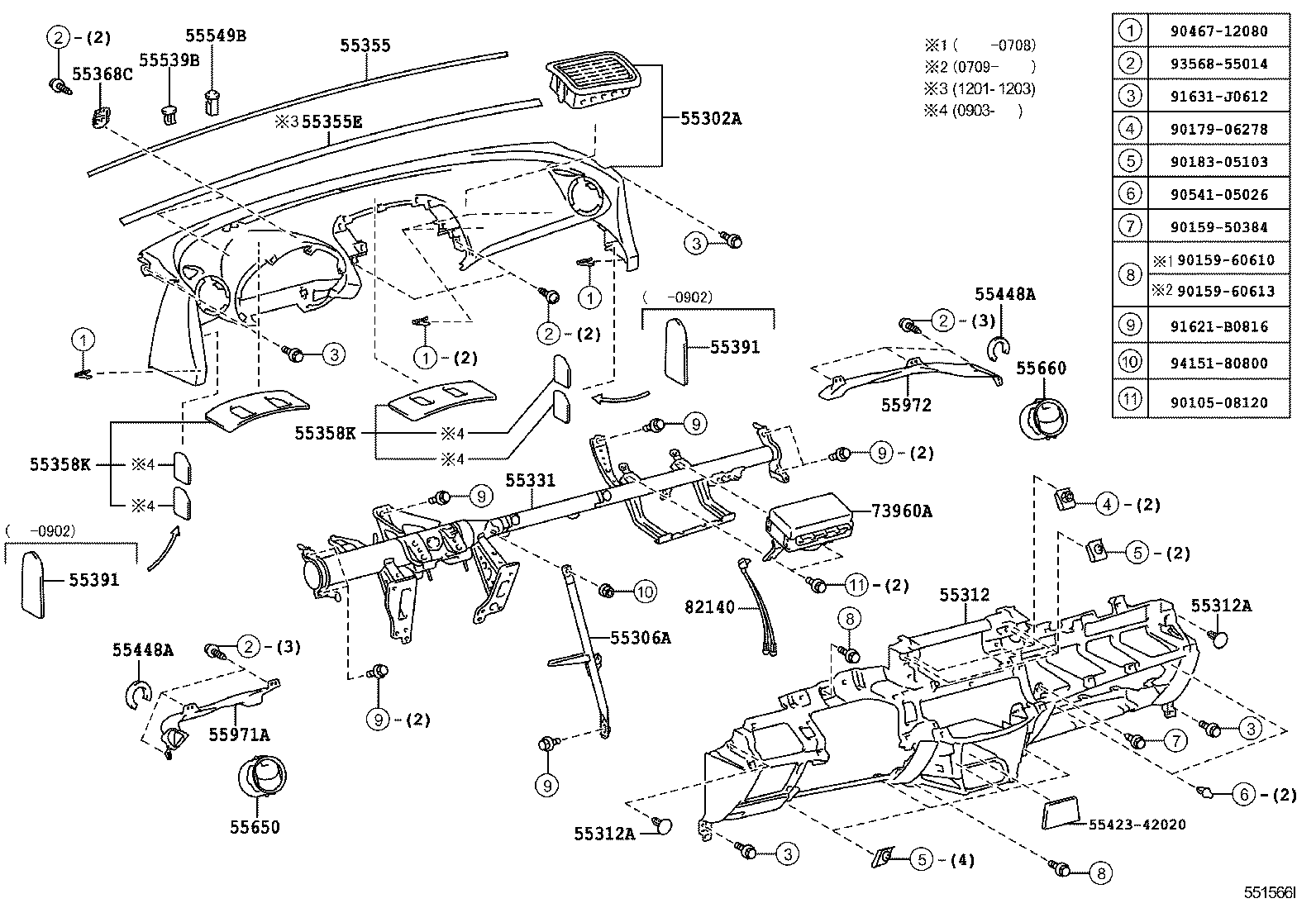  RAV4 |  INSTRUMENT PANEL GLOVE COMPARTMENT