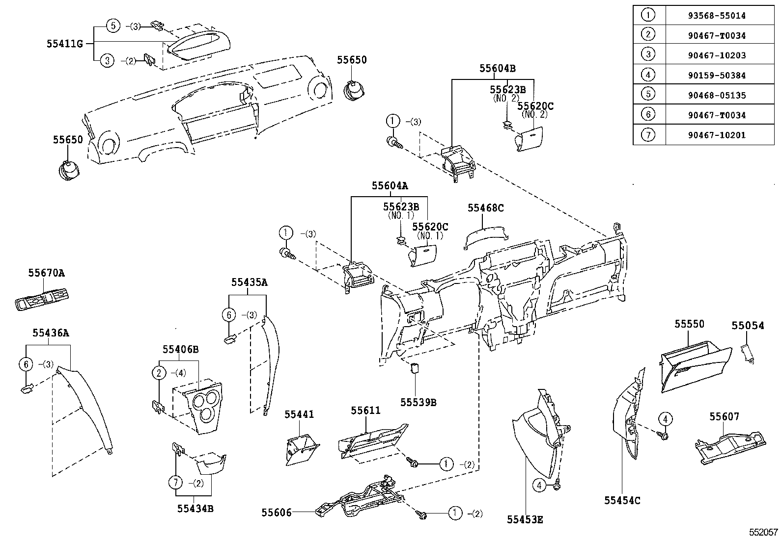  VIOS CHINA |  INSTRUMENT PANEL GLOVE COMPARTMENT