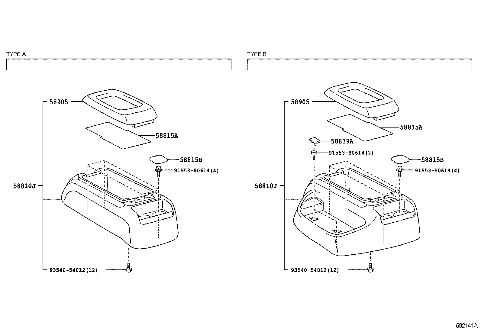  HIACE |  CONSOLE BOX BRACKET