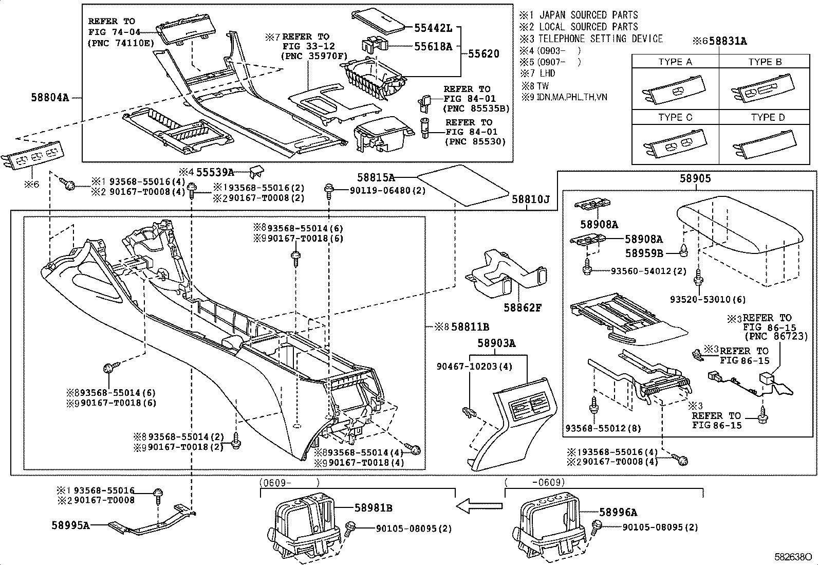  CAMRY HYBRID ASIA |  CONSOLE BOX BRACKET