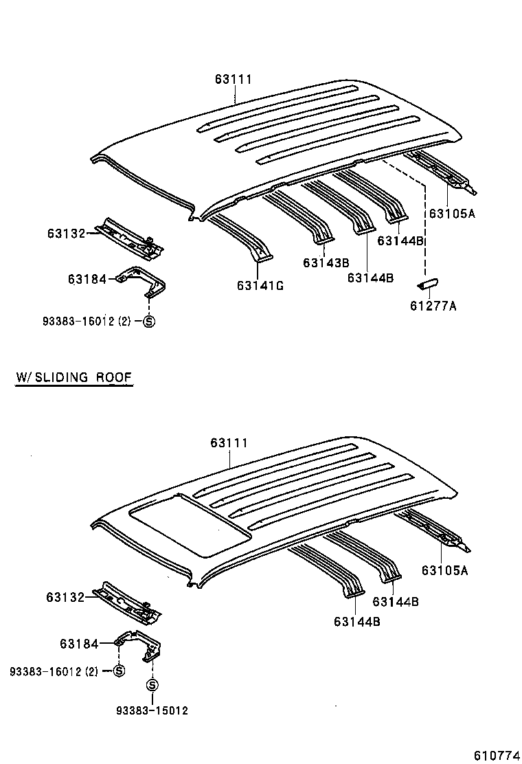  LAND CRUISER 80 |  ROOF PANEL BACK PANEL