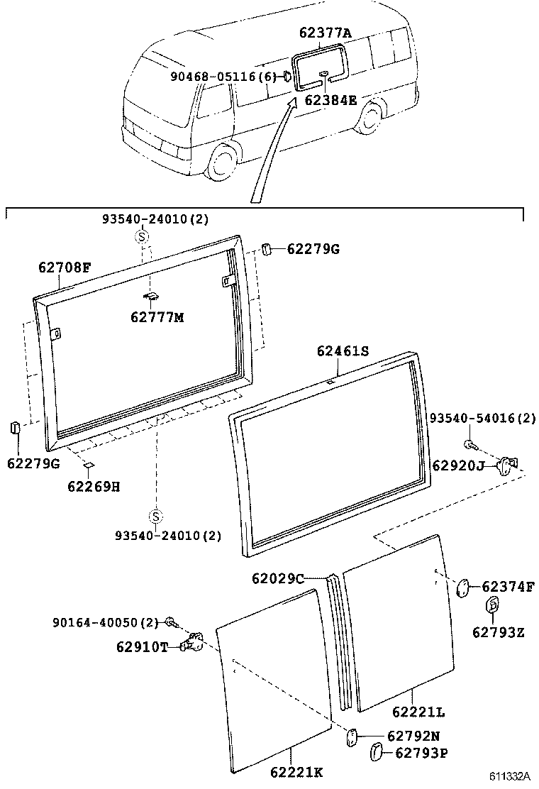  COASTER CHINA |  SIDE WINDOW