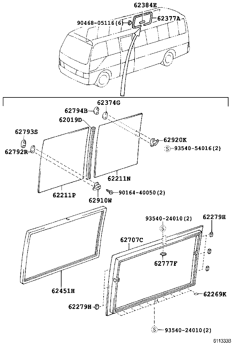 COASTER CHINA |  SIDE WINDOW