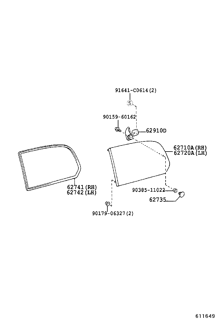  LAND CRUISER PRADO |  SIDE WINDOW