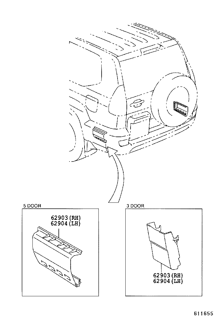  LAND CRUISER PRADO |  REAR VENTILATOR ROOF VENTILATOR