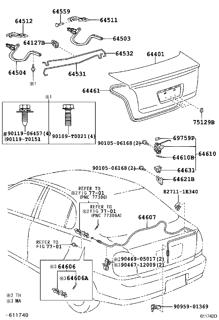  VIOS SOLUNA VIOS |  LUGGAGE COMPARTMENT DOOR LOCK