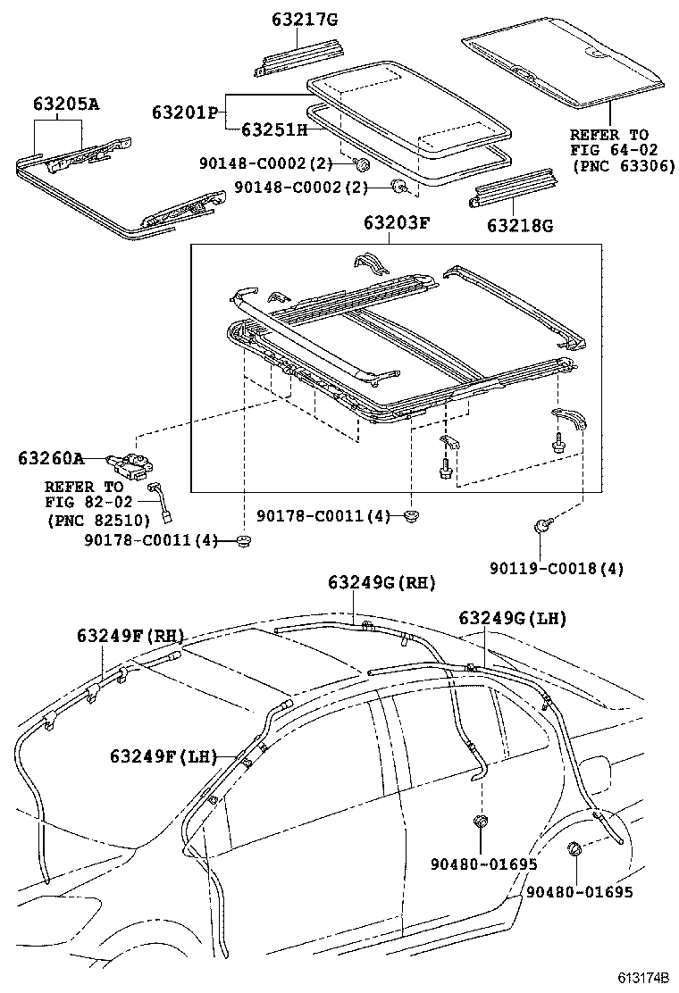  VIOS CHINA |  ROOF PANEL BACK WINDOW GLASS