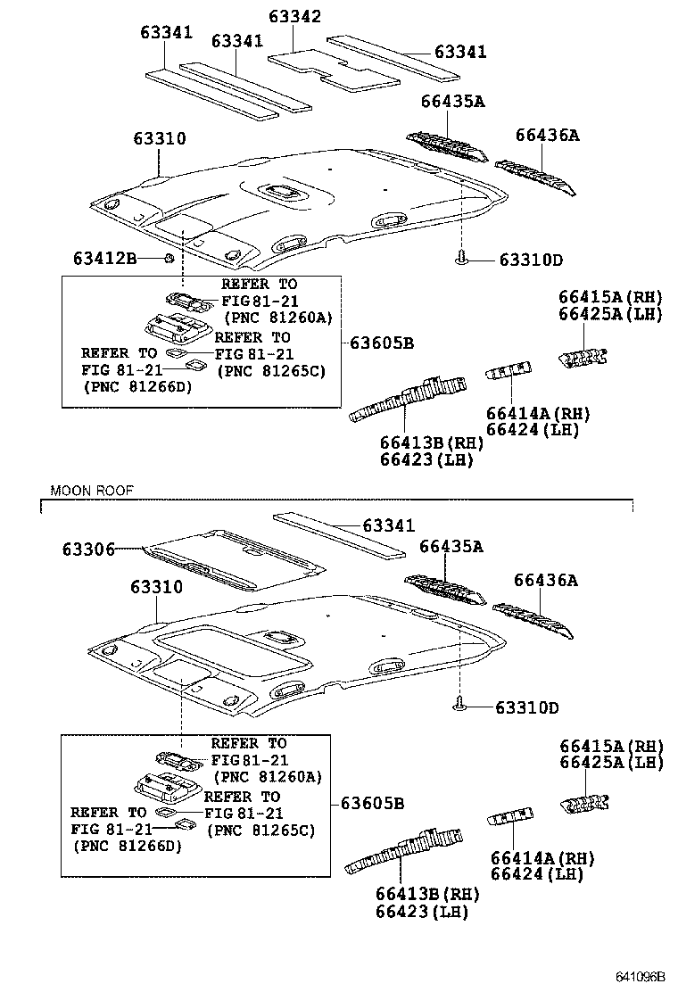  LAND CRUISER PRADO |  ROOF HEADLINING SILENCER PAD