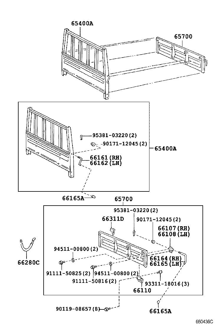  DYNA |  REAR BODY GUARD FRAME TAIL GATE