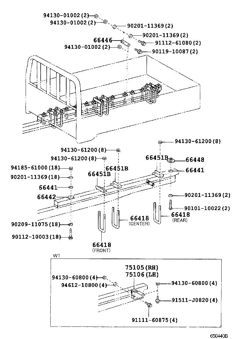  DYNA |  REAR BODY MOUNTING