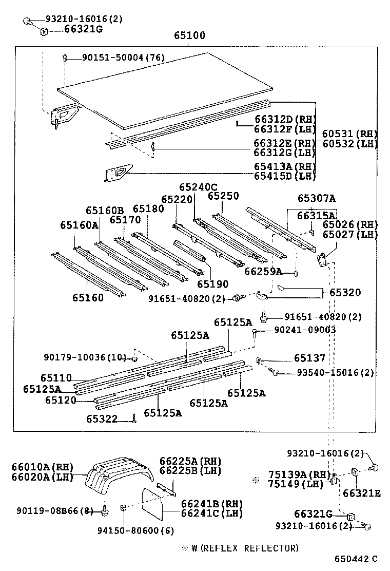  DYNA |  REAR BODY FLOOR FENDER