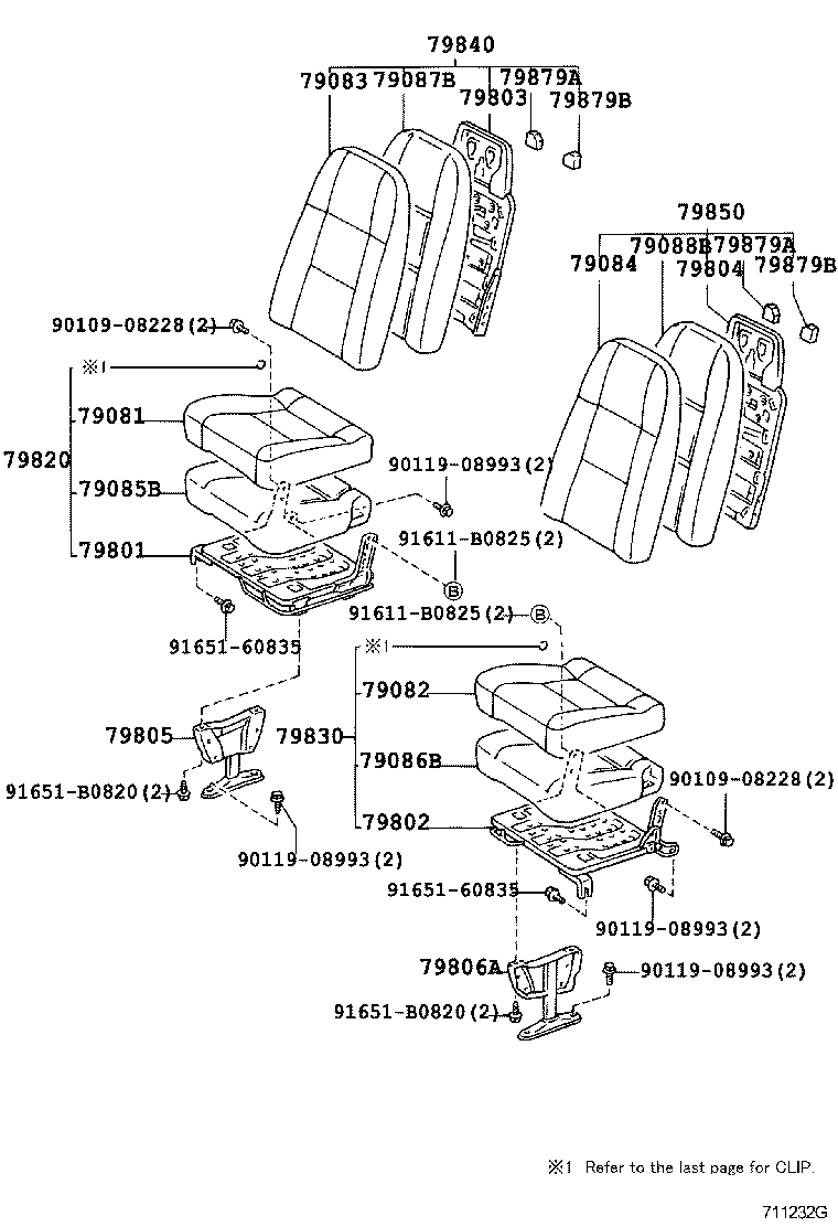  COASTER |  SEAT SEAT TRACK