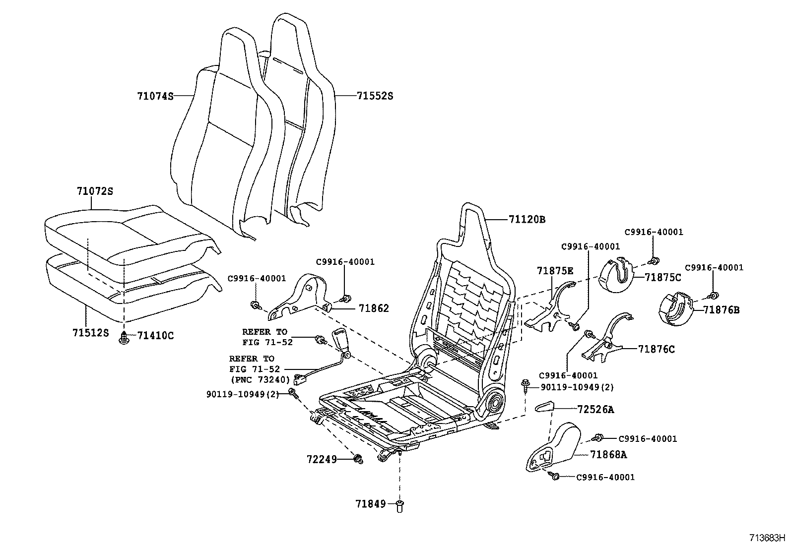  HIACE |  SEAT SEAT TRACK