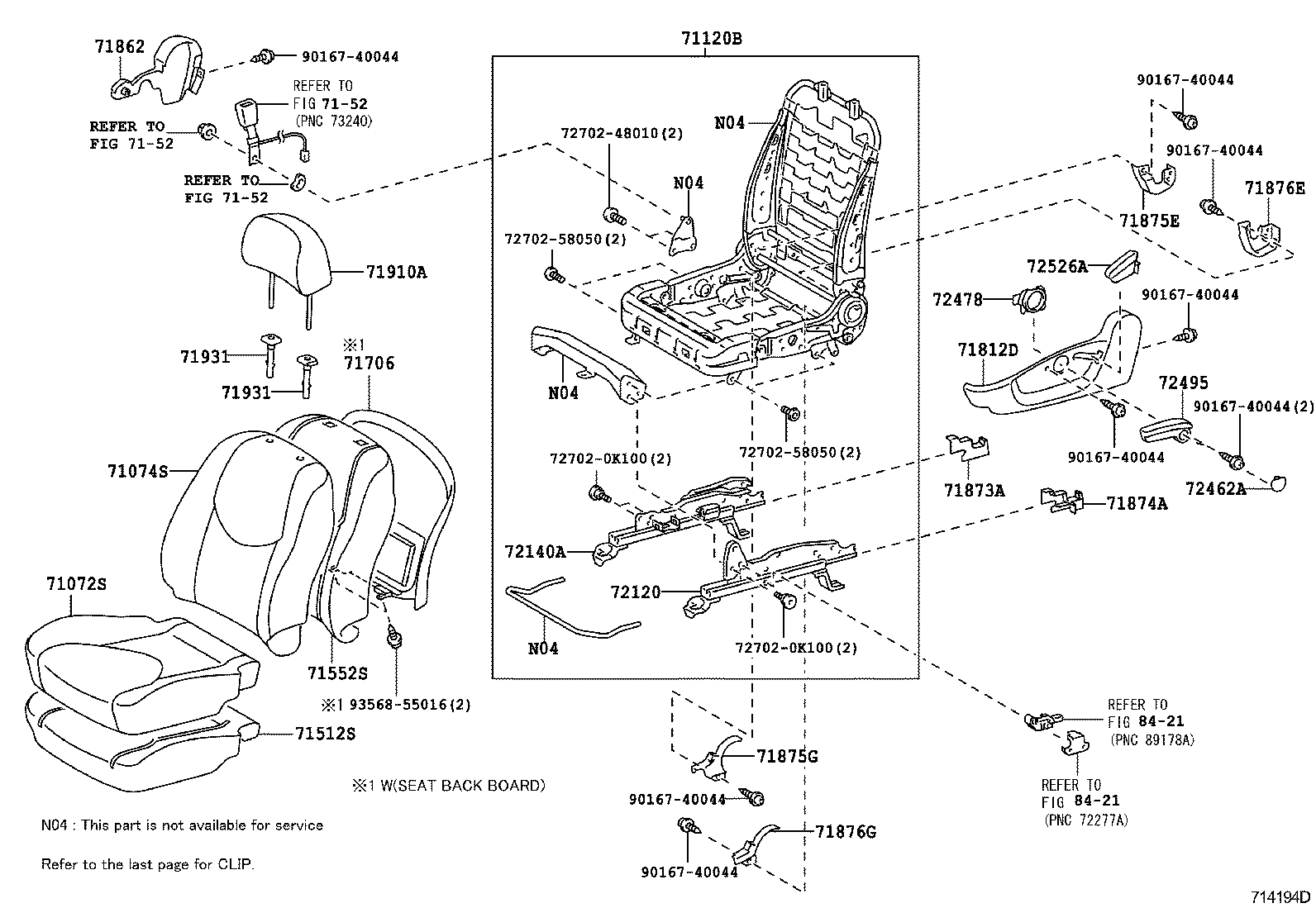  RAV4 |  SEAT SEAT TRACK