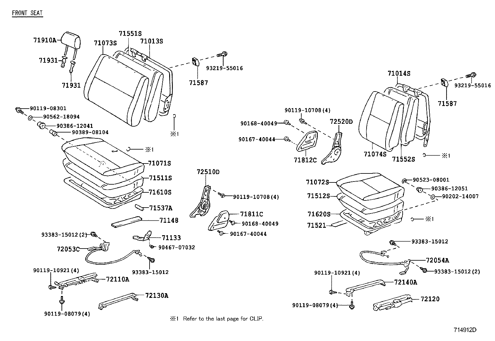  LAND CRUISER 70 |  SEAT SEAT TRACK